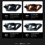 Phares avant Snake eyes pour BMW F20
