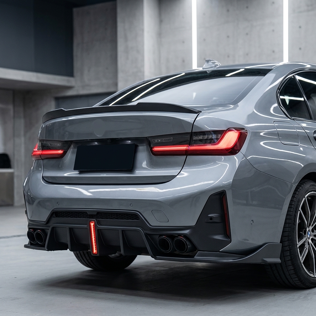 Diffuseur avec feu F1 pour BMW série 3 G20 LCI