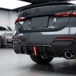 Diffuseur de pare-choc arrière avec feu F1 pour BMW Série 4 G22 G23 Pack M