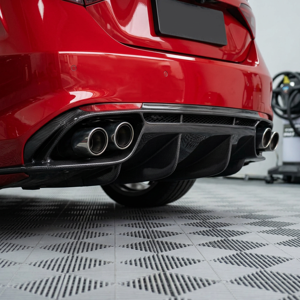 Diffuseur en carbone pour Giulia