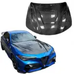 Capot carbone style GTAM pour Giulia
