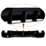 Diffuseur de pare-choc arrière avec feu F1 pour BMW Série 4 G22 G23 Pack M