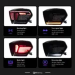 Feux arrière LED pour Polo VI