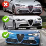 Lame avant pour Alfa Romeo Giulia