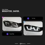 Phares LED pour Polo 6 2011 - 2018 – Image 2