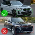Lame Avant pour BMW X3 G01 X4 G02 IX3 G08 M sport 2022-2024