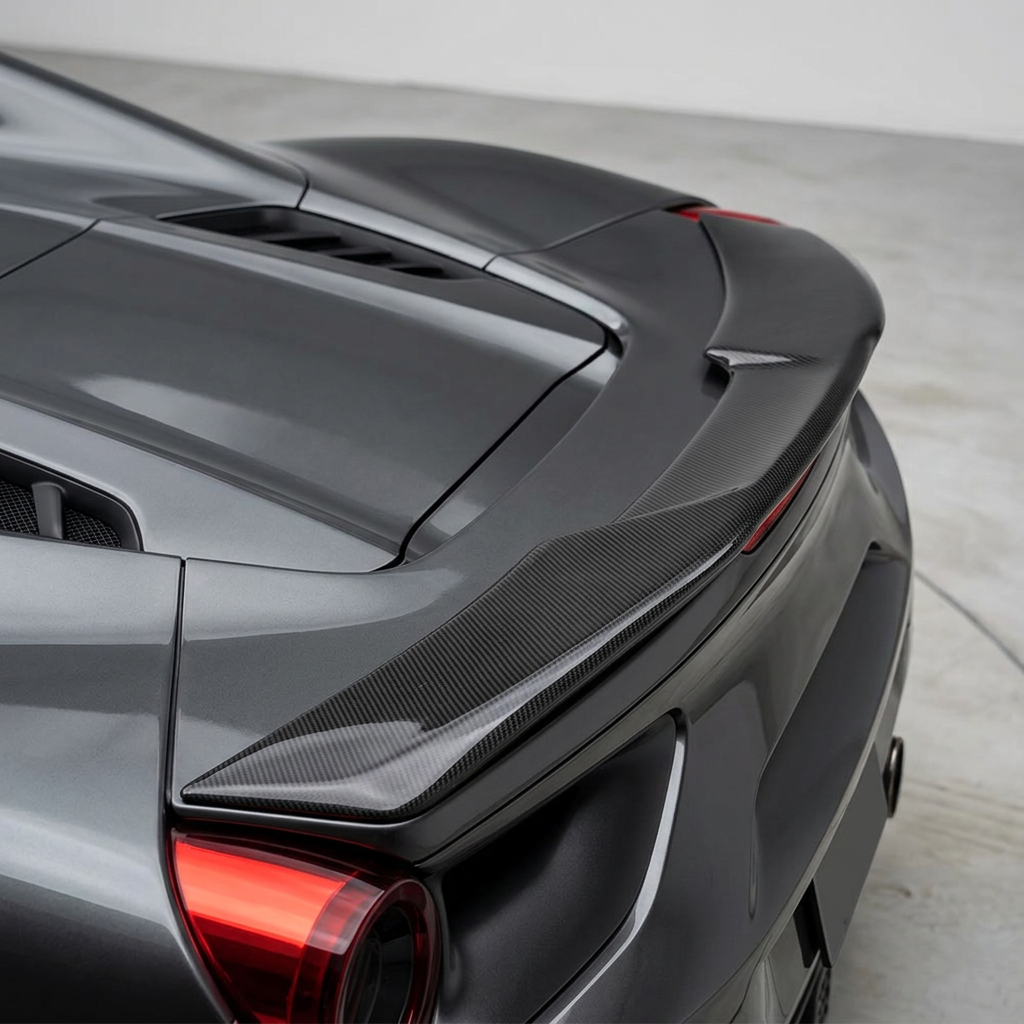 Lèvre de coffre en carbone pour Ferrari 488 GTB Spider